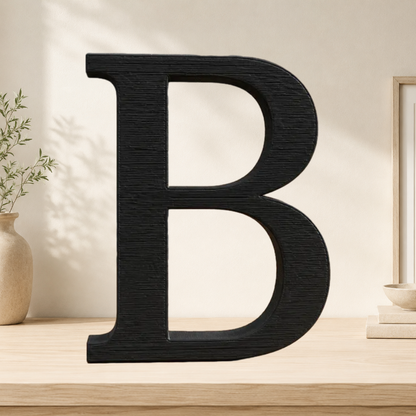 Large Freestanding Serif Letter — 9-Inch Decorative Accent