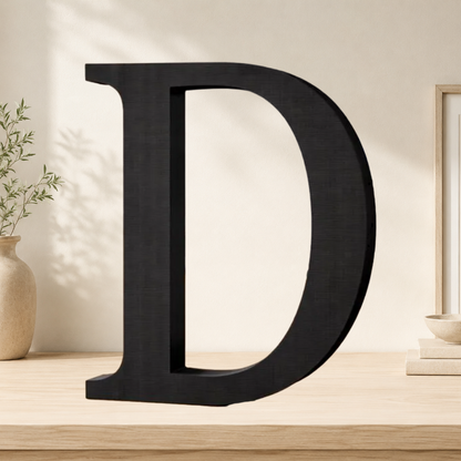 Large Freestanding Serif Letter — 9-Inch Decorative Accent