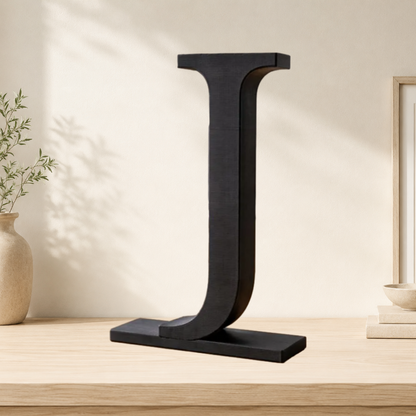 Large Freestanding Serif Letter — 9-Inch Decorative Accent