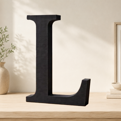 Large Freestanding Serif Letter — 9-Inch Decorative Accent