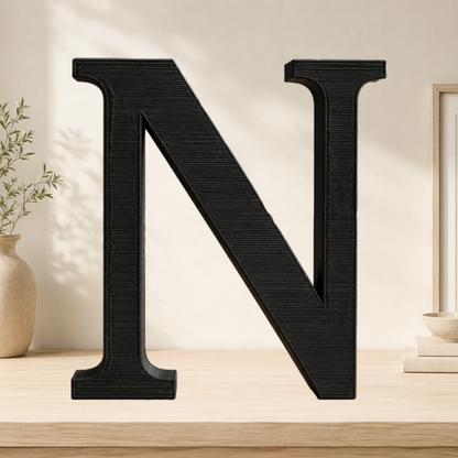 Large Freestanding Serif Letter — 9-Inch Decorative Accent