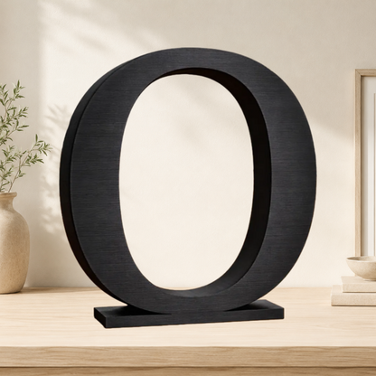 Large Freestanding Serif Letter — 9-Inch Decorative Accent