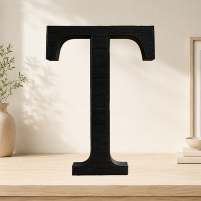 Large Freestanding Serif Letter — 9-Inch Decorative Accent