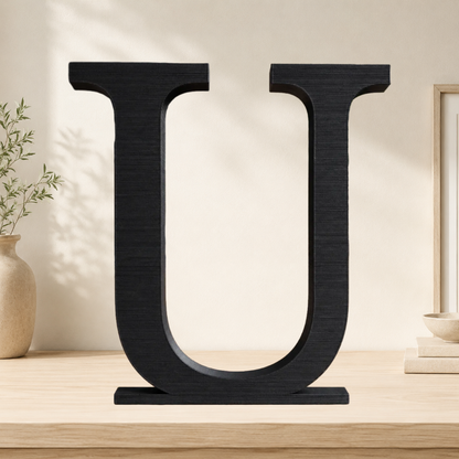 Large Freestanding Serif Letter — 9-Inch Decorative Accent