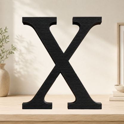 Large Freestanding Serif Letter — 9-Inch Decorative Accent