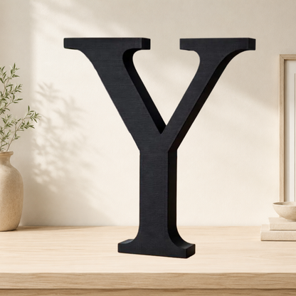 Large Freestanding Serif Letter — 9-Inch Decorative Accent