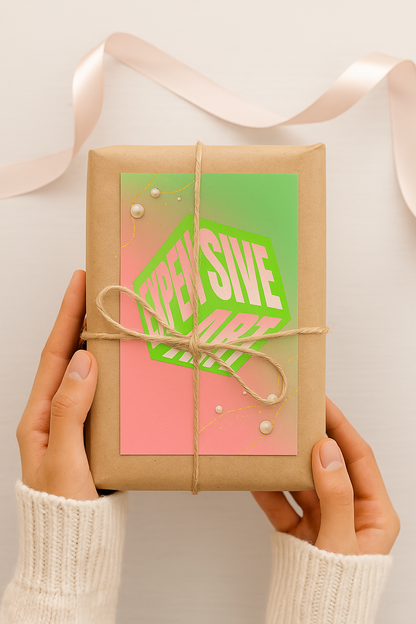 Expensive Art - Bold Statement Art Apple & Pink Edition