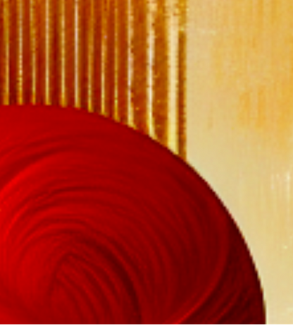 Red and Gold Harmony Wall Art