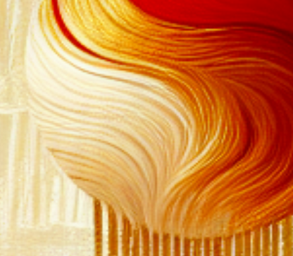 Red and Gold Harmony Wall Art