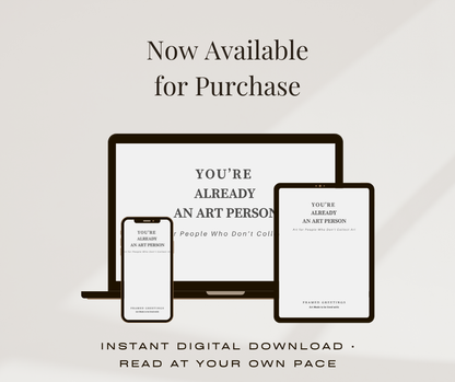 You’re Already an Art Person