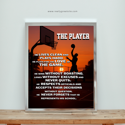 The Player Poster – Basketball Edition