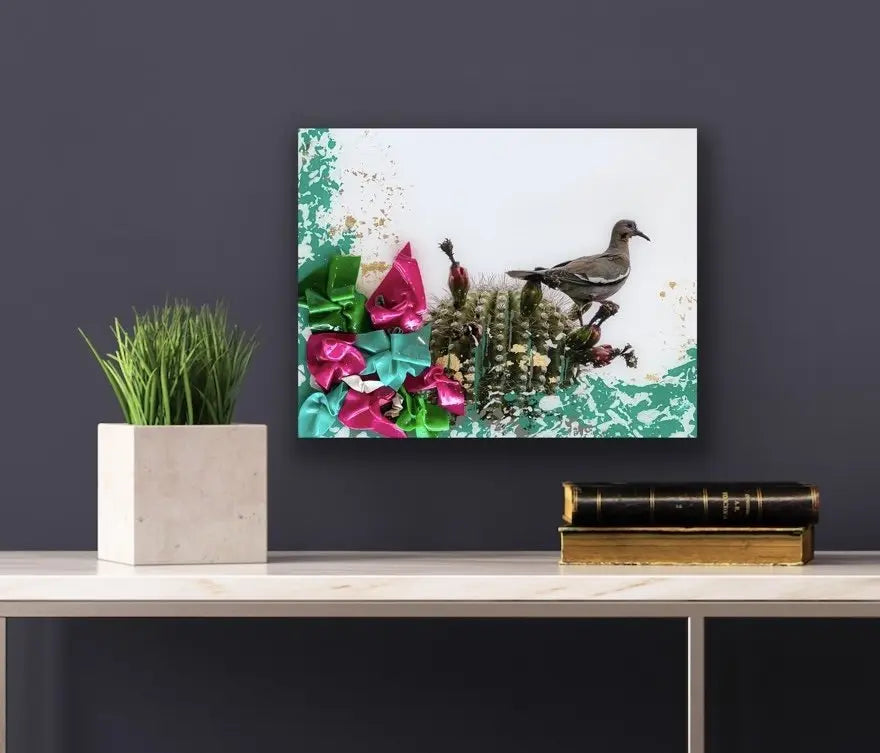 Wild Luxe Collab - White-winged Dove Antoinette Washington Photography