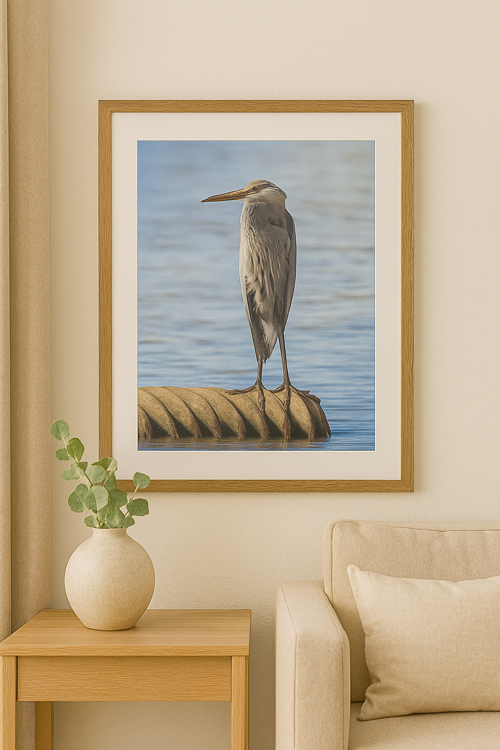 Still Waters – Young Blue Heron