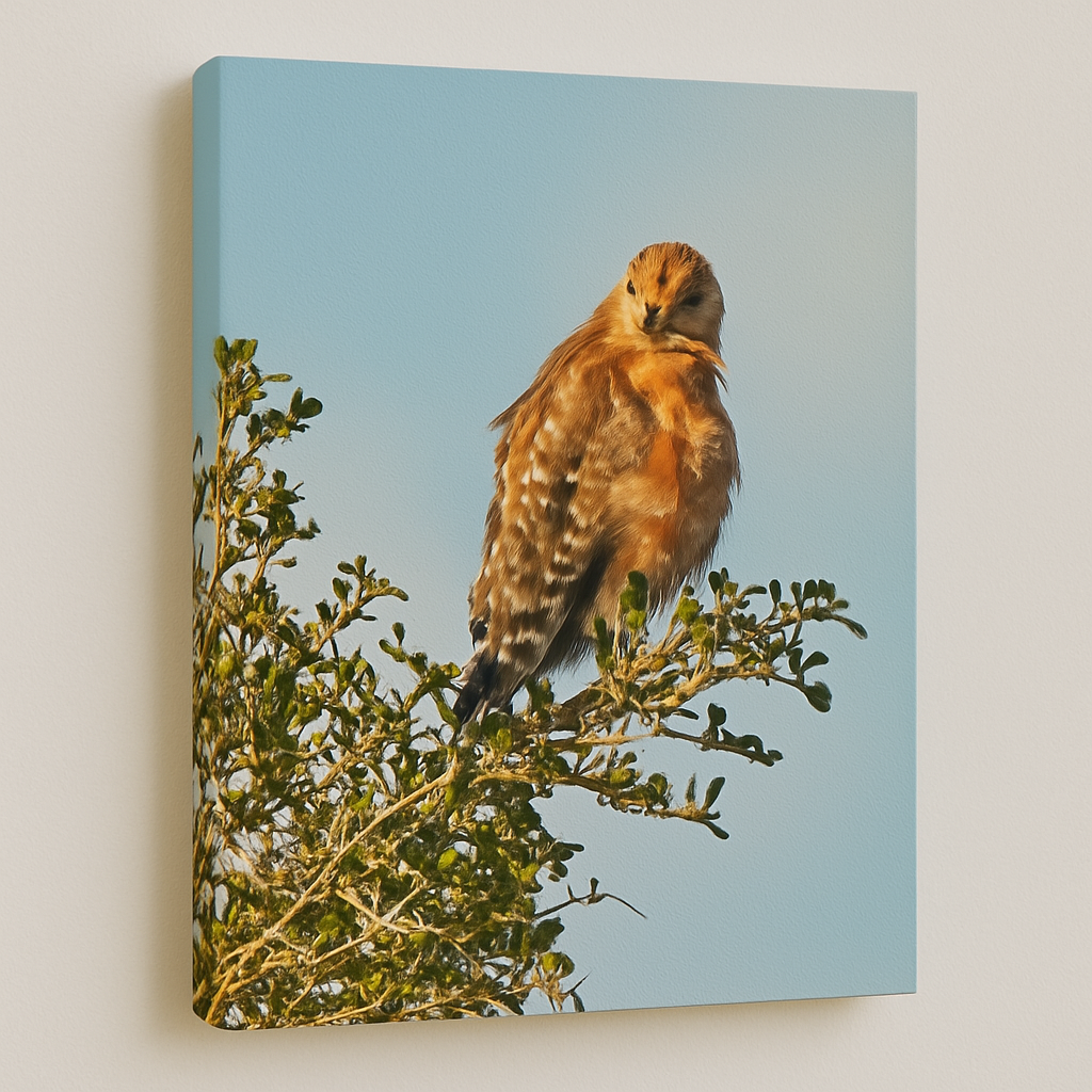 Watchful Majesty – Red-shouldered Hawk