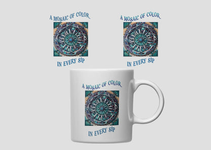 Mugs Mosaics of Color Framed Greetings