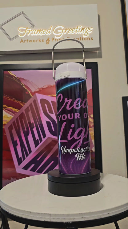 Personalized Lantern Tumbler – Custom Logo | 20 oz Insulated Drinkware