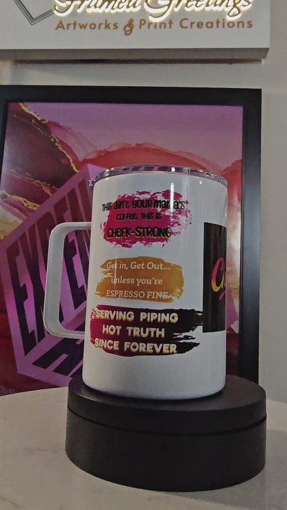 Personalized Stainless Steel Coffee Mugs