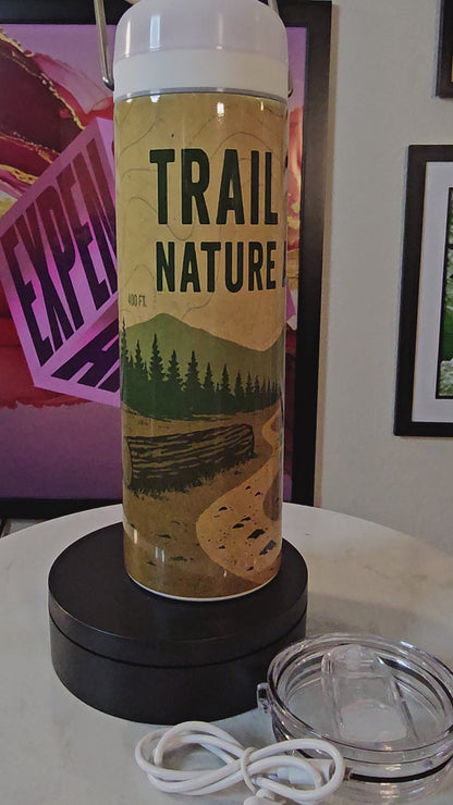 Lantern Tumbler – 20 oz Insulated Bottle with Light-Up Lid