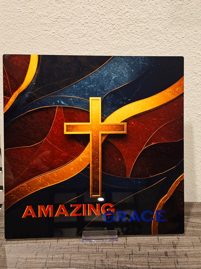 Framed Greetings Amazing Grace – Fine Art Print 