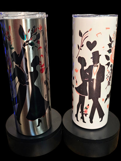 I'll Take You Dancing Skinny Tumbler