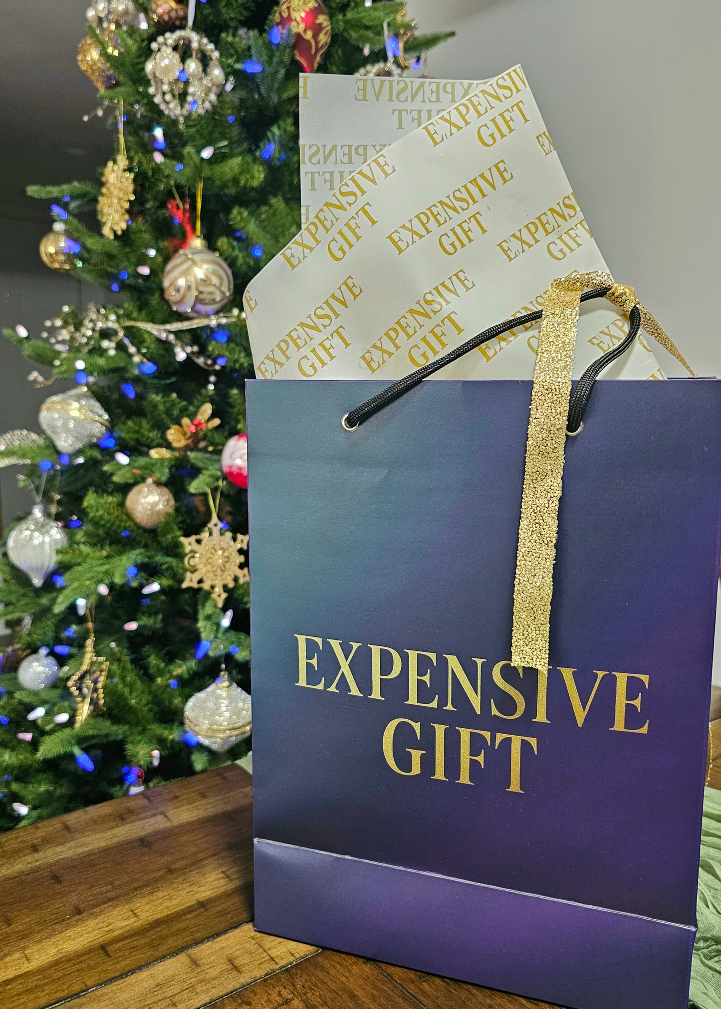 Expensive Gift — Premium Luxury Gift Bag by Framed Greetings