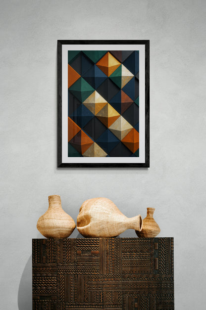 Facets of Order Wall Art